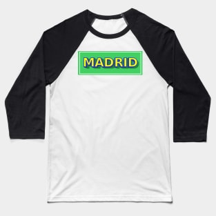Madrid 3D Baseball T-Shirt